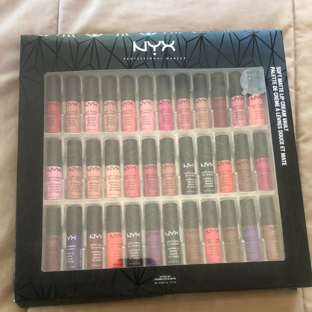 36pc NYX soft matte lip cream vault